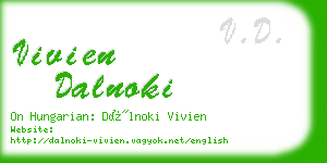 vivien dalnoki business card